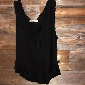 Free people black tank top